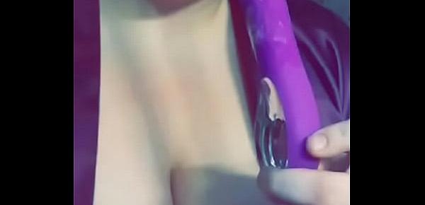  Pretty BBW Latina deepthroats dildo